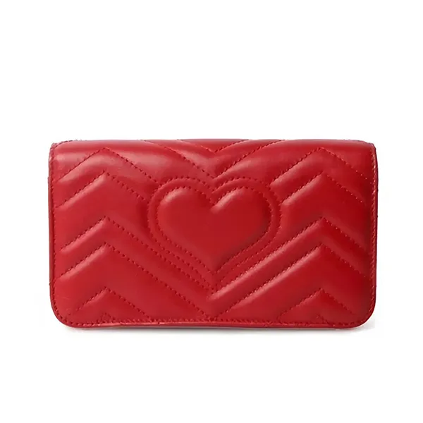 Túi Đeo Chéo Nữ Gucci GG Marmont Crossbody Bag 488426 Màu Đỏ - Túi xách - Vua Hàng Hiệu