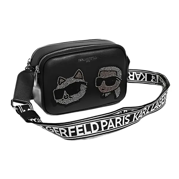 Túi Đeo Chéo Nữ Karl Lagerfeld Maybelle Camera Crossbody Bag LH1EU9BJ KL3 Màu Đen
