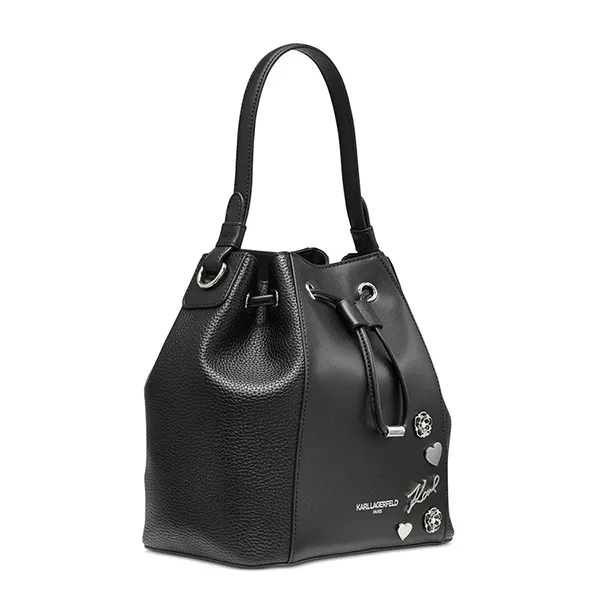Túi Đeo Chéo Nữ Karl Lagerfeld Paris Adele Bucket Bag Màu Đen