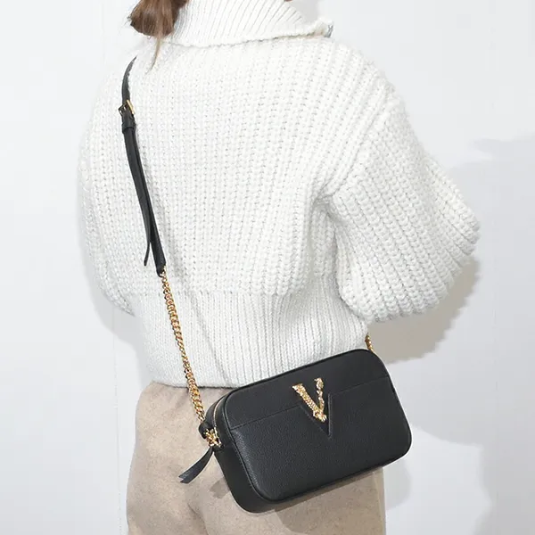 Túi Đeo Chéo Nữ Versace Crossbody Bag 1005969 Màu Đen - Túi xách - Vua Hàng Hiệu