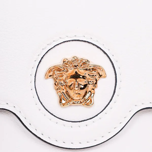 Túi Đeo Chéo Nữ Versace White Leather Small La Medusa Crossbody Bag Màu Trắng - Túi xách - Vua Hàng Hiệu