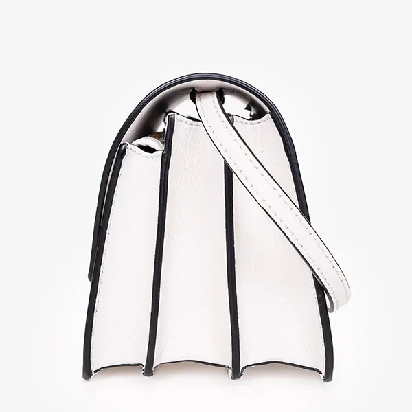 Túi Đeo Chéo Nữ Versace White Leather Small La Medusa Crossbody Bag Màu Trắng - Túi xách - Vua Hàng Hiệu