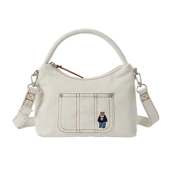 Túi Đeo Chéo WHOAU Steve Hobo Crossbody Bag WHBGF2424A Màu Kem - Túi xách - Vua Hàng Hiệu