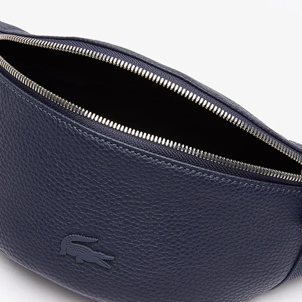 Túi Đeo Hông Nam Lacoste Men's City Court Grained Zip Belt Bag NH3661LQ 021 Màu Xanh Navy