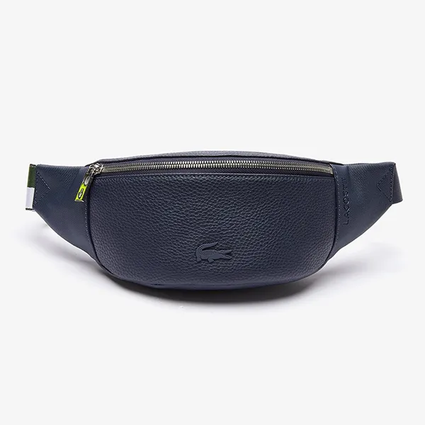Túi Đeo Hông Nam Lacoste Men's City Court Grained Zip Belt Bag NH3661LQ 021 Màu Xanh Navy
