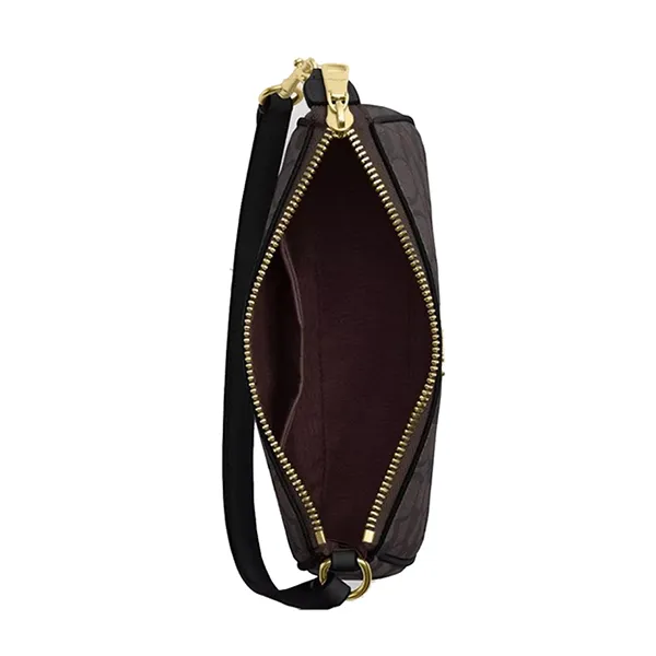 Túi Đeo Vai Nữ Coach Nolita 19 In Signature Canvas Shoulder Bag CW426 Màu Nâu Đen