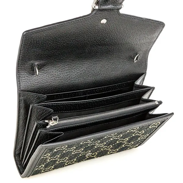 Túi Đeo Vai Nữ Gucci Dionysus Wallet On Chain Màu Đen