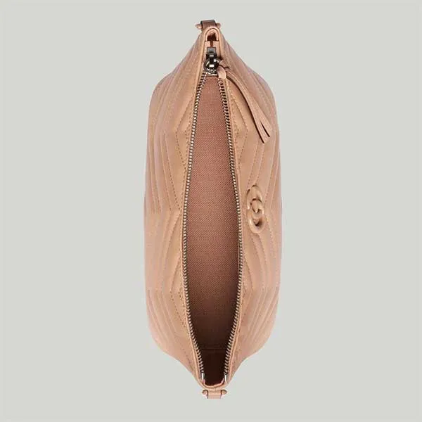 Túi Đeo Vai Nữ Gucci GG Marmont Shoulder Bag Rose Beige Màu Be