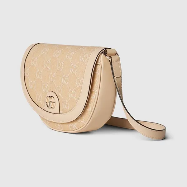 Túi Đeo Vai Nữ Gucci Ophidia Mini GG Shoulder Bag 757309 FAC8G 5701 Màu Be - Túi xách - Vua Hàng Hiệu