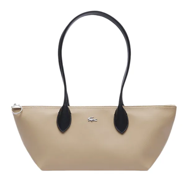 Túi Đeo Vai Nữ Lacoste Shopping Shoulder Bag Màu Be - Túi xách - Vua Hàng Hiệu