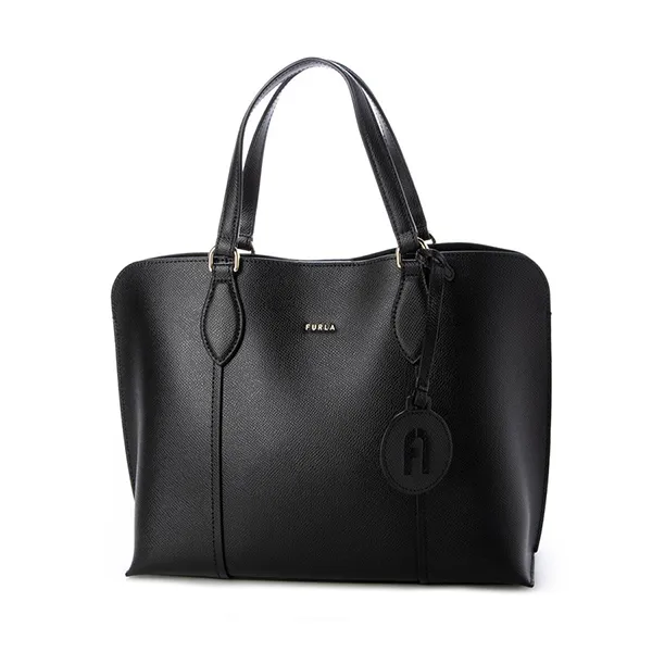 Túi Tote Nữ Furla Vittoria M Nero Black Màu Đen - Túi xách - Vua Hàng Hiệu