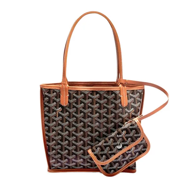 Túi Tote Nữ Goyard Mini Anju Tote Bag Màu Nâu - Túi xách - Vua Hàng Hiệu