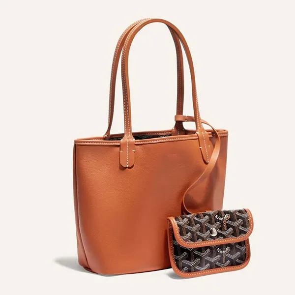 Túi Tote Nữ Goyard Mini Anju Tote Bag Màu Nâu - Túi xách - Vua Hàng Hiệu