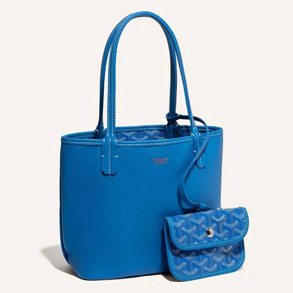 Túi Tote Nữ Goyard Mini Anju Tote Bag Màu Xanh Da Trời - Túi xách - Vua Hàng Hiệu