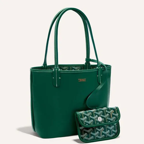 Túi Tote Nữ Goyard Mini Anju Tote Bag Màu Xanh Green - Túi xách - Vua Hàng Hiệu