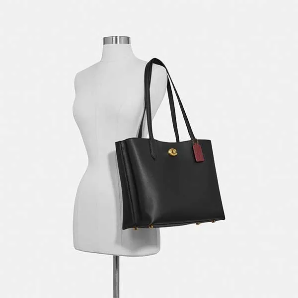 Túi Tote Nữ Coach Willow C0689 Tote Bag Màu Đen