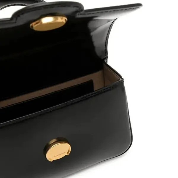 Túi Xách Nữ Tory Burch Robinson Spazzolato Shoulder Bag Black Màu Đen - Túi xách - Vua Hàng Hiệu