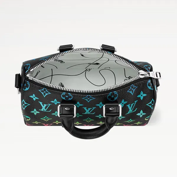Túi Xách Tay Louis Vuitton LV Speedy 25 Bag M13935 Màu Đen Họa Tiết