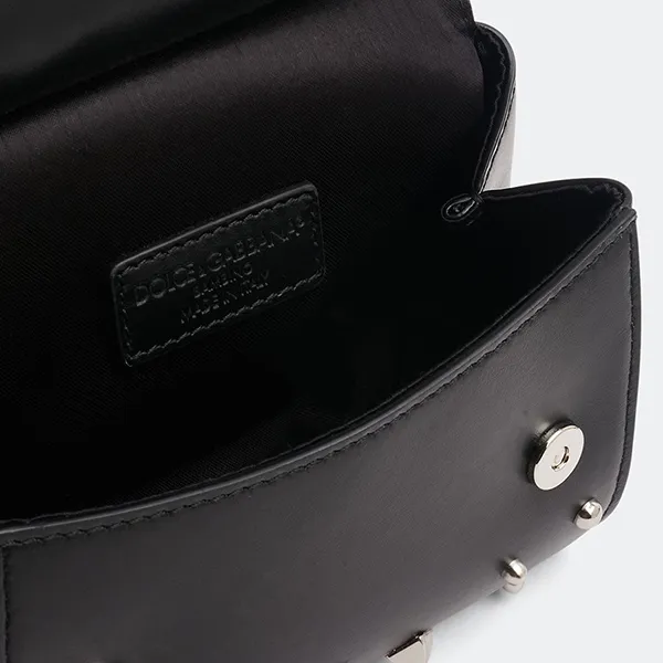 Túi Xách Tay Nữ Dolce & Gabbana D&G Sicily Mini Bag EB0003AV57480999 Màu Đen - Túi xách - Vua Hàng Hiệu