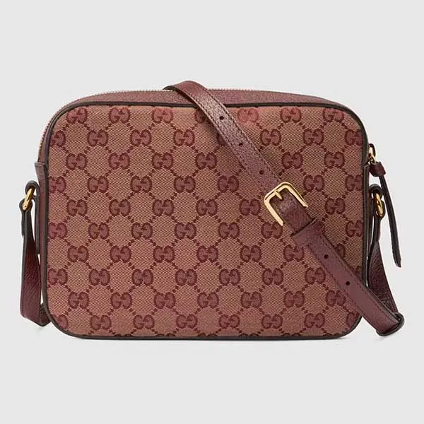Túi Xách Tay Nữ Gucci Horsebit 1955 GG Burgundy 645454 9Y9NG 9865 Màu Đỏ - Túi xách - Vua Hàng Hiệu