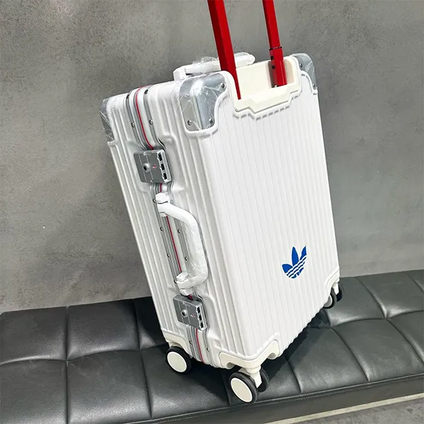 Vali Adidas Big Logo Blue Size 20inch Màu Trắng Xanh Dương - Túi xách - Vua Hàng Hiệu