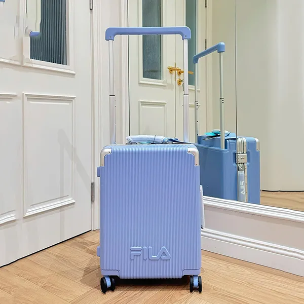 Vali Fila Embossed Logo Màu Xanh Blue Size 20 - Túi xách - Vua Hàng Hiệu