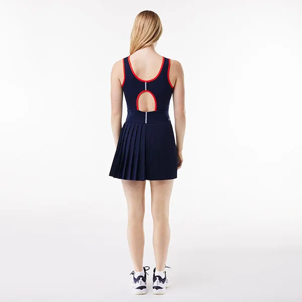 Váy Thể Thao Lacoste Women's Ultra Dry Tennis Dress with Removable Liner EF7451 54G 7PE Màu Xanh Navy Size 36 - Thời trang - Vua Hàng Hiệu