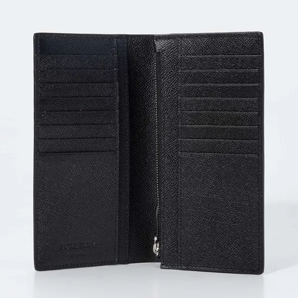 Ví Burberry TB Continental Monogram Long Wallet 8062692 Màu Đen - Túi xách - Vua Hàng Hiệu