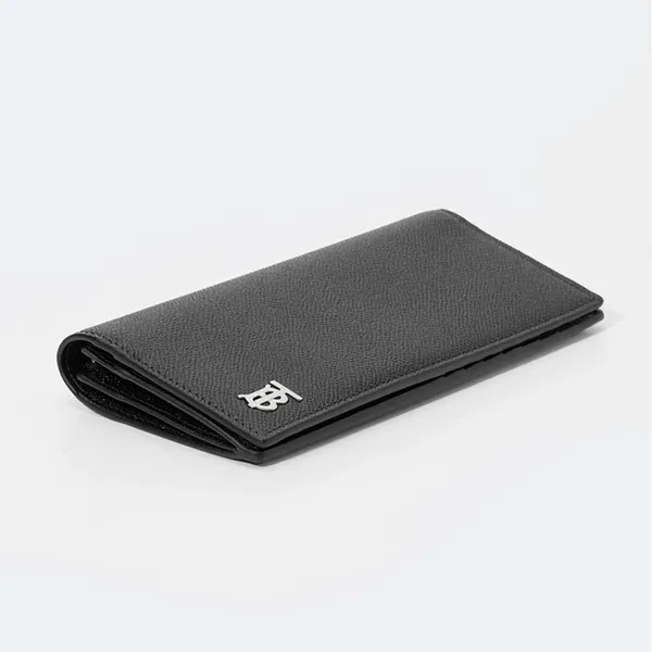 Ví Burberry TB Continental Monogram Long Wallet 8062692 Màu Đen - Túi xách - Vua Hàng Hiệu