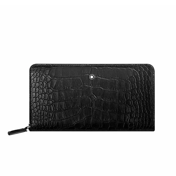 Ví Cầm Tay Nam Montblanc Meisterstuck Selection Black Long Wallet 12CC MB126646 Màu Đen