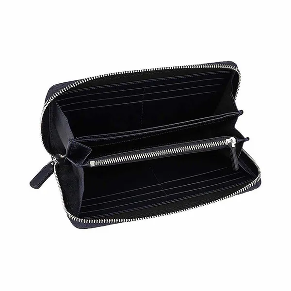 Ví Cầm Tay Nam Montblanc Meisterstuck Selection Black Long Wallet 12CC MB126646 Màu Đen