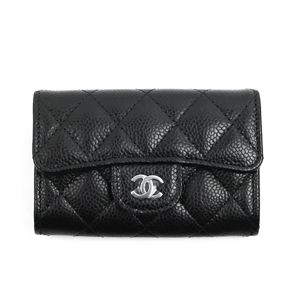 Ví Đựng Thẻ Nữ Chanel Classic Flap Card Holder Caviar Màu Đen - Túi xách - Vua Hàng Hiệu