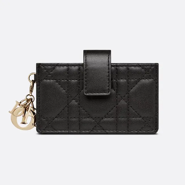 Ví Đựng Thẻ Nữ Dior Jasmine Card Holder S0074ONMJ M900 Màu Đen - Túi xách - Vua Hàng Hiệu