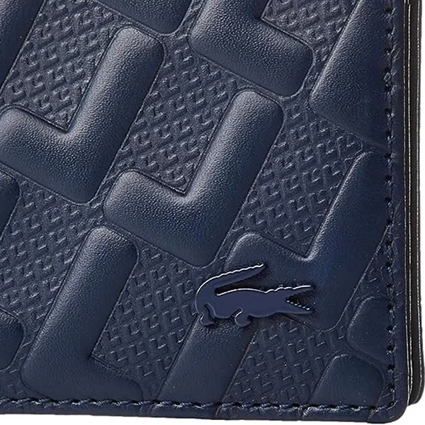 Ví Lacoste Official Le Monogramme Long Wallet NH0121K Màu Xanh Navy