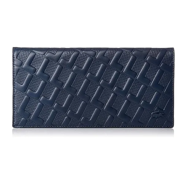Ví Lacoste Official Le Monogramme Long Wallet NH0121K Màu Xanh Navy