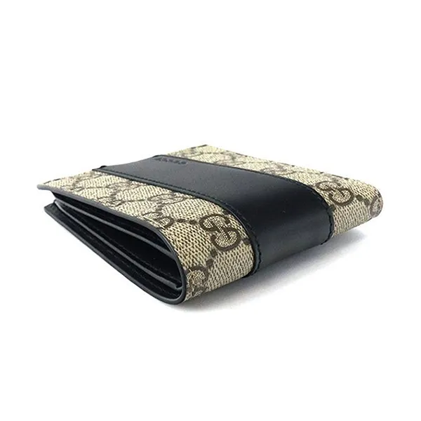 Ví Nam Gucci GG Supreme Canvas Billfold Beige X Black 451240 KGDHN 9769 Màu Be Đen - Túi xách - Vua Hàng Hiệu