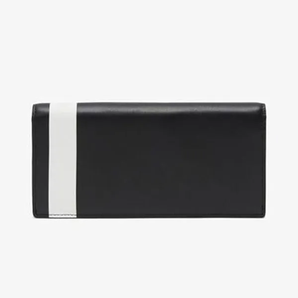Ví Nam Lacoste Sticker Print Long Wallet NH1250KP Màu Đen