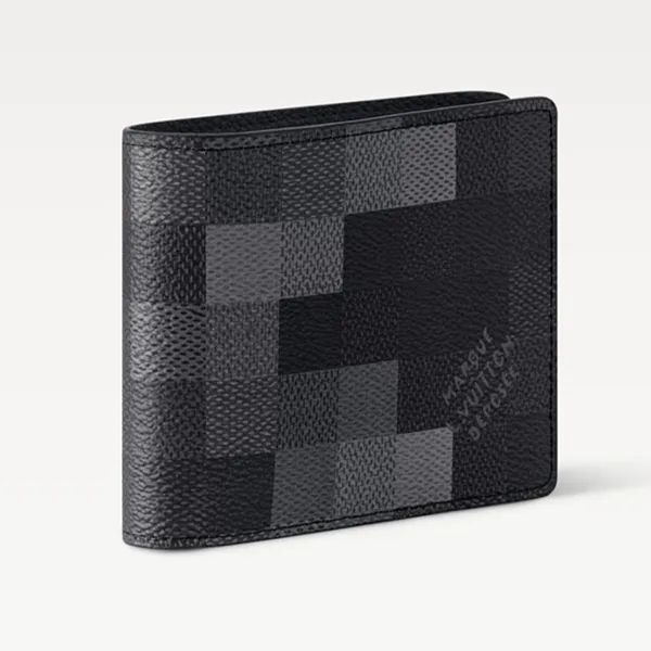 Ví Nam Louis Vuitton LV Damoflage Portefeuille Slender Wallet M14927 Màu Đen