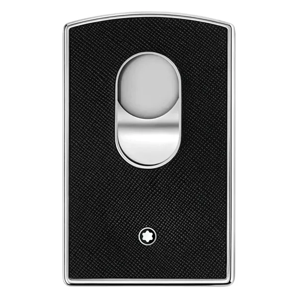 Ví Nam Montblanc Hard Shell Business Card Holder Montblanc Sartorial 116390 Màu Đen - Bạc