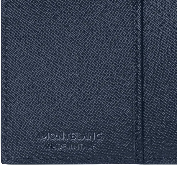 Ví Nam Montblanc Sartorial Card Holder Blue 128590 Màu Xanh Navy - Túi xách - Vua Hàng Hiệu