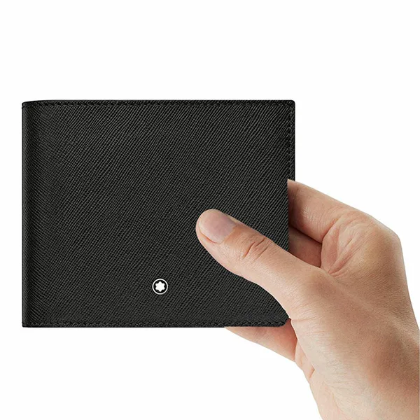 Ví Nam Montblanc Sartorial Wallet 8cc MB113211 Màu Đen