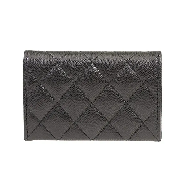 Ví Nữ Chanel Chanel Wallets AP3400C GP Short Button Màu Đen - Túi xách - Vua Hàng Hiệu