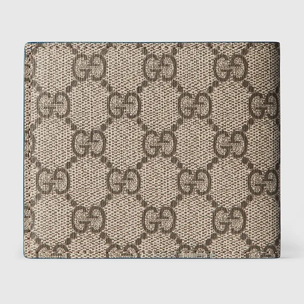 Ví Nữ Gucci Blue Interior GG Bi Fold Wallet ‎768243 FACQC 9441 Màu Xanh Ghi - Túi xách - Vua Hàng Hiệu