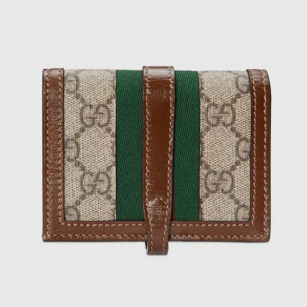 Ví Nữ Gucci GG Jackie 1961 Card Wallet 645536 HUHHG 8565 Màu Be Nâu - Túi xách - Vua Hàng Hiệu