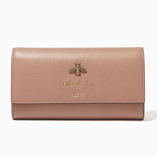 Ví Nữ Gucci Light-Pink Blind For Love Wallet Màu Hồng