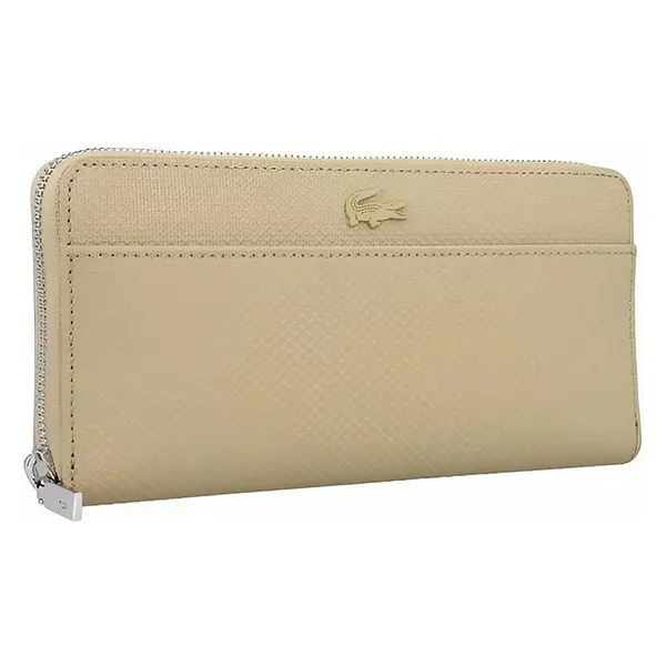 Ví Nữ Lacoste Chantaco Classics Wallet NF3885 Màu Be