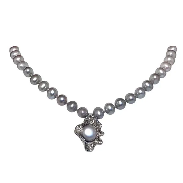 Vòng Cổ Nữ Minh Hà Pearl Jewelry Chuỗi Ngọc Trai Màu Xám Khói - Trang sức - Vua Hàng Hiệu