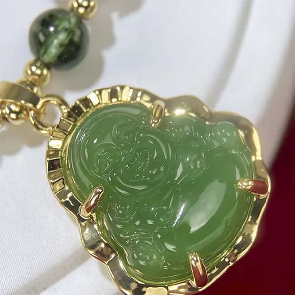Vòng Đeo Tay Nữ Kya Jewel Eternal Blessing JB19 Màu Trắng - Xanh