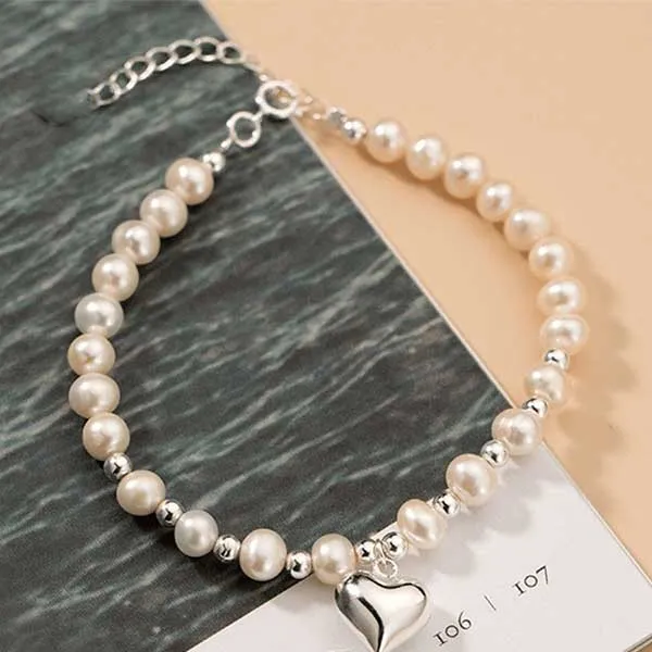 Vòng Đeo Tay Nữ Kya Jewel Pure Heart JB17 Màu Trắng