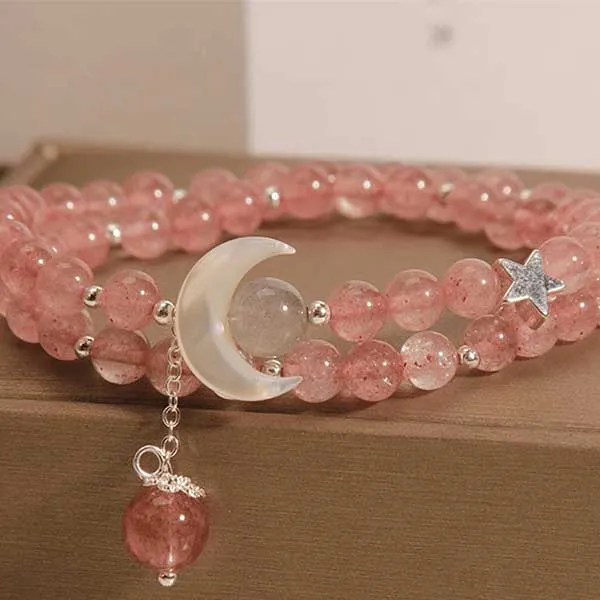 Vòng Đeo Tay Nữ Kya Jewel Starlight Harmony NAB17 Màu Đỏ